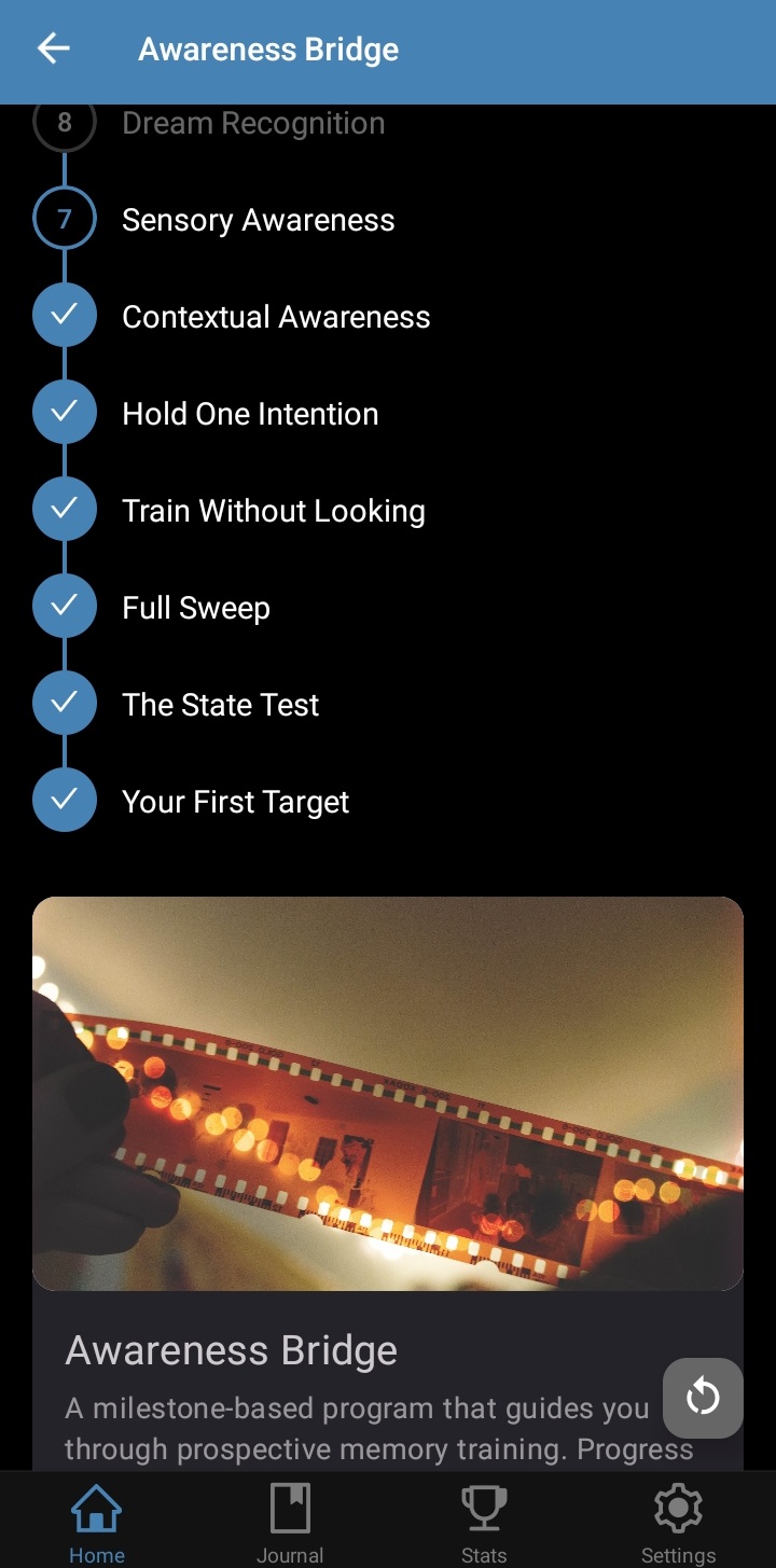 Lucid Scribe Awareness Bridge Prospective Memory Training Program